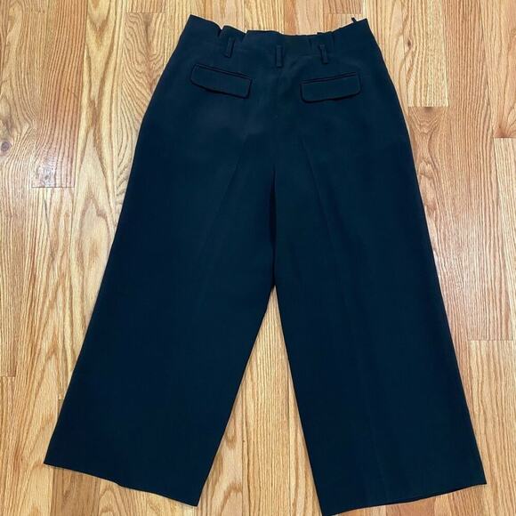 RED Valentino Wide Leg Crop Dress Pants in Black - Picture 4 of 6